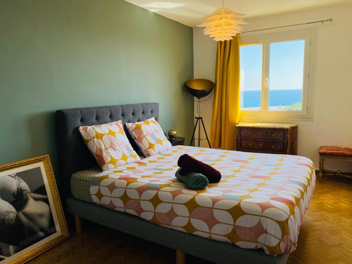Panoramic Sea View - Balcony - Tramway - 2 Bedrooms - Wifi - Fully Equipped Kitchen 尼斯 外观 照片